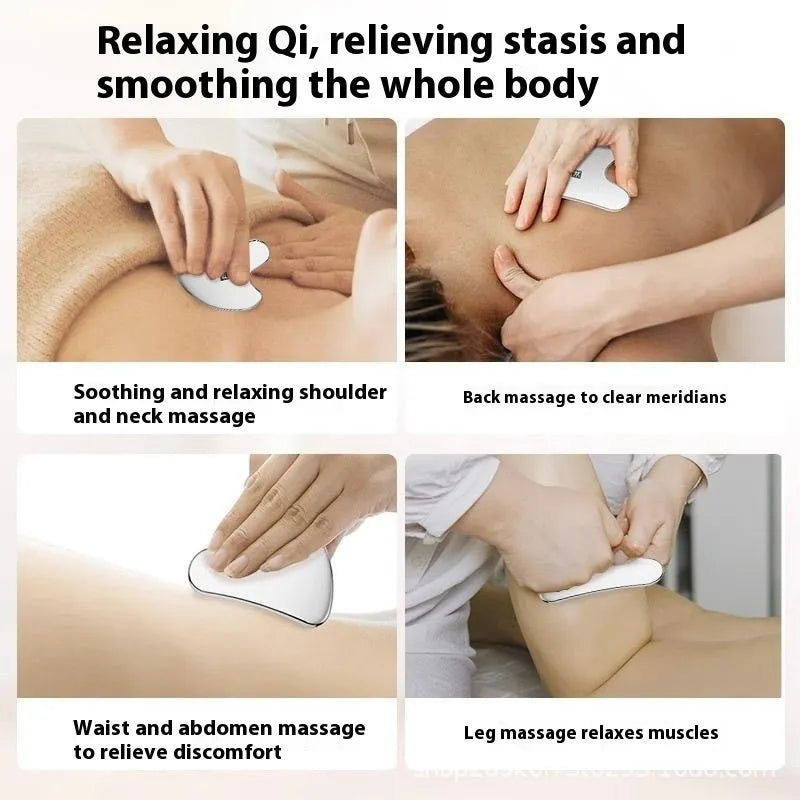 GlowMuse™ Stainless Steel Gua Sha Tool