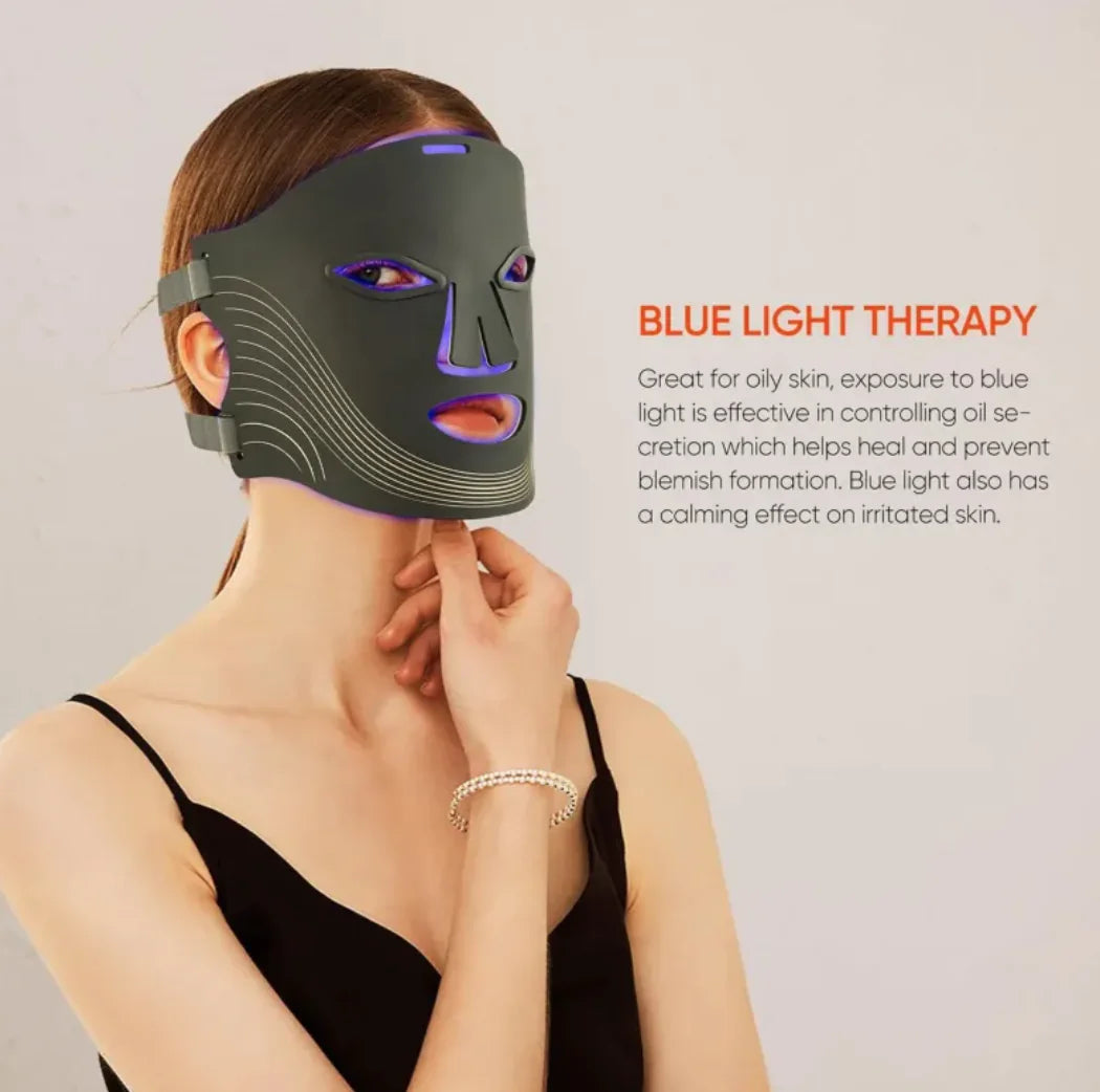 NeoGlo™ 7-in-1 LED Therapy Device Mask